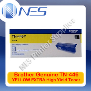 Brother Genuine TN-446Y YELLOW EXTRA High Yield Toner Cartridge for HL-L8360CDW/HL-L9310CDW/MFC-L8900CDW/MFC-L9570CDW (6.5K)